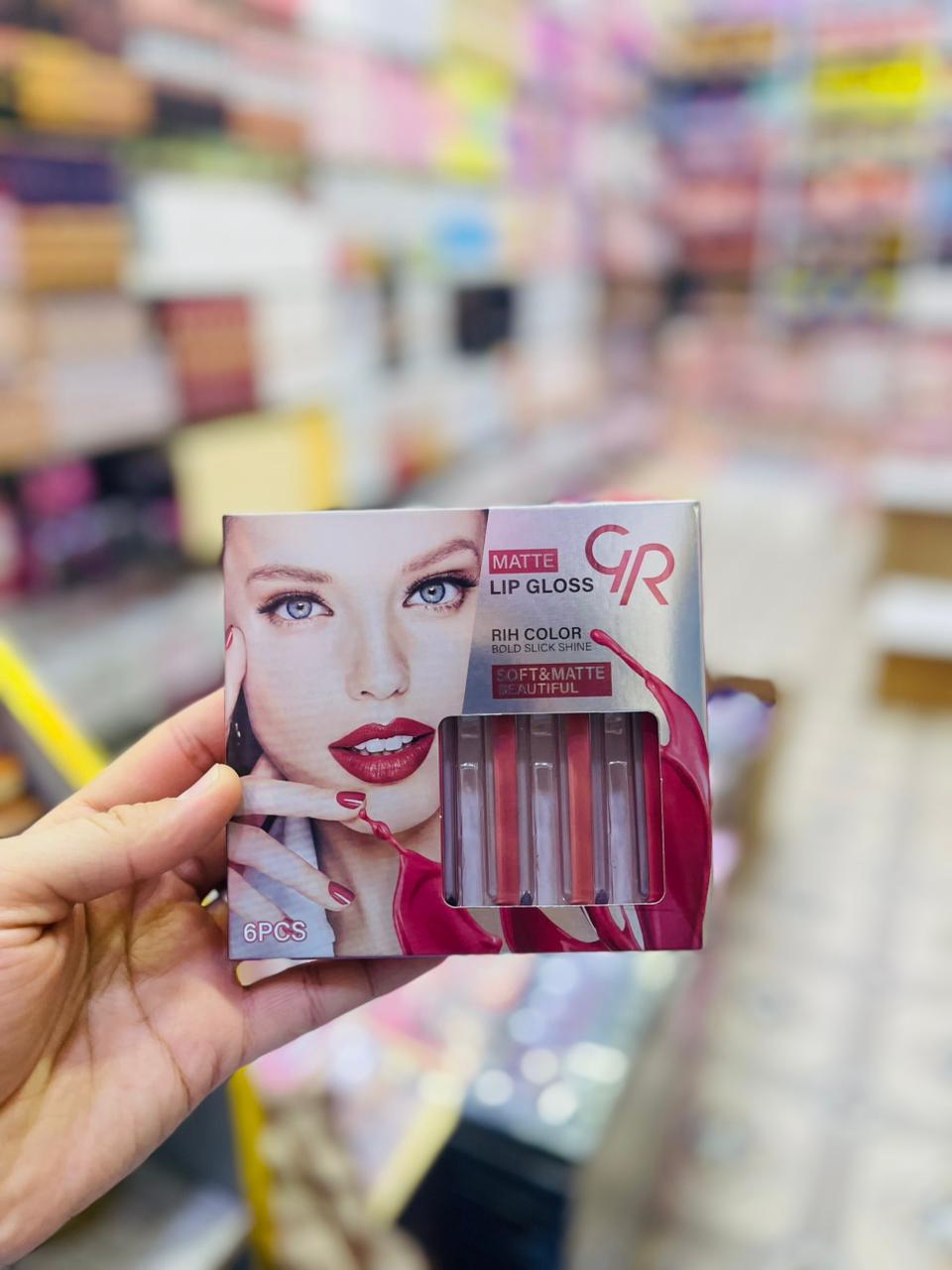 Gr Matte Lipglosess Set of 6 color