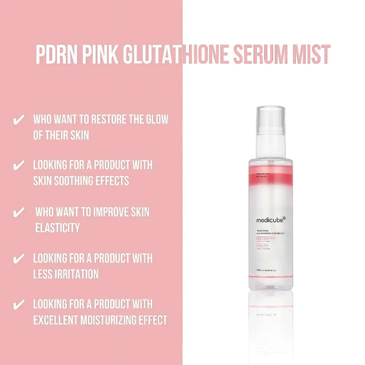 Medicube PDRN Pink Glutathione Serum Mist